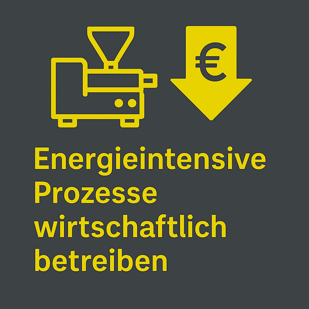 Operating energy-intensive processes economically