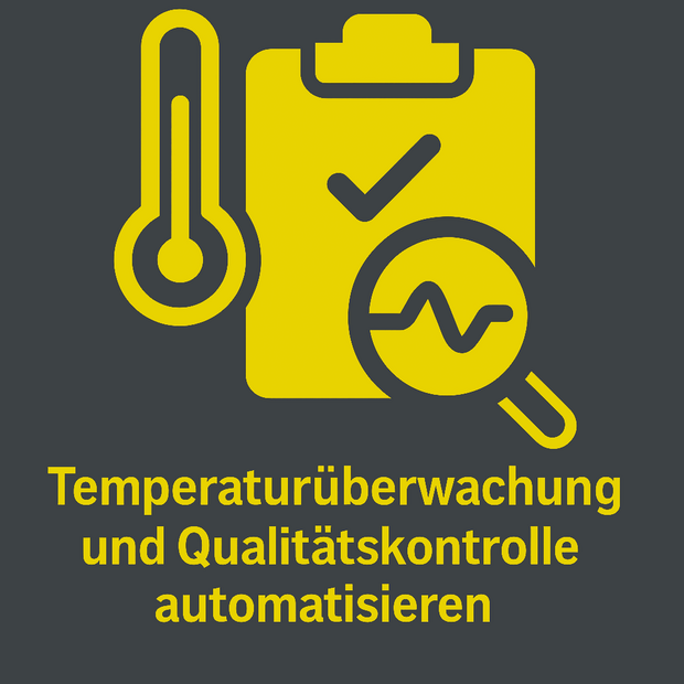 Automate temperature monitoring and quality control