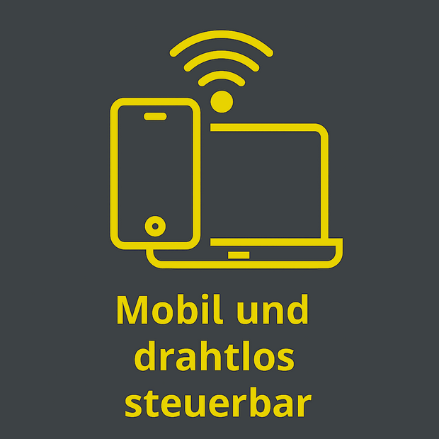 Mobile and wireless controllable