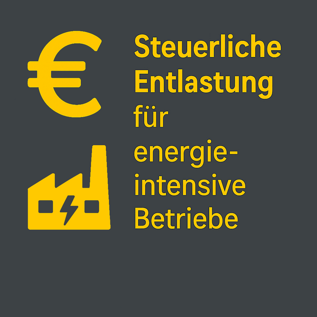 Tax relief for energy-intensive companies