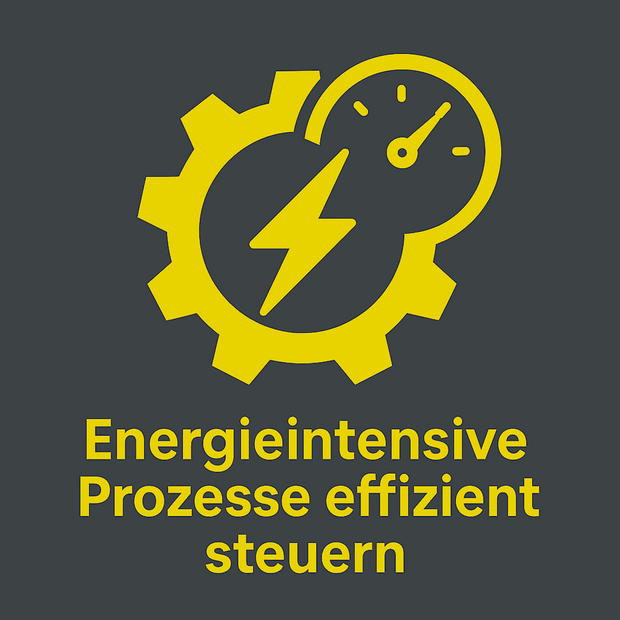 Efficient control of energy-intensive processes