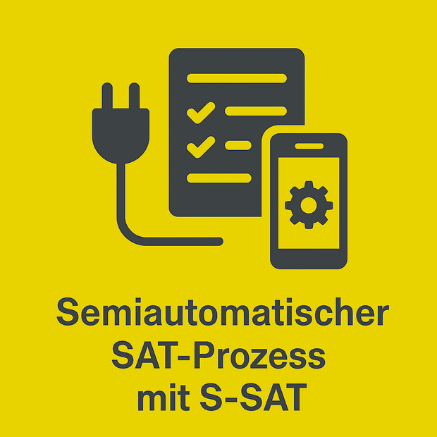 Semi-automatic SAT process With S SAT Primaer