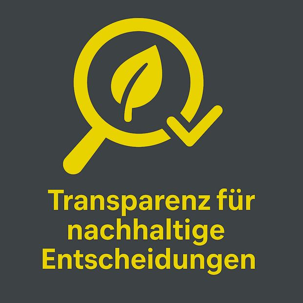 Transparency for sustainable decisions