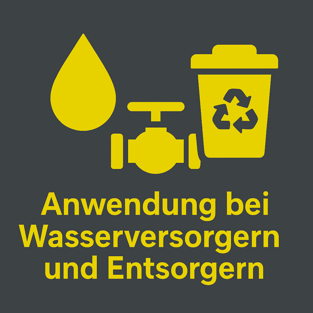 Application for water suppliers and disposal companies