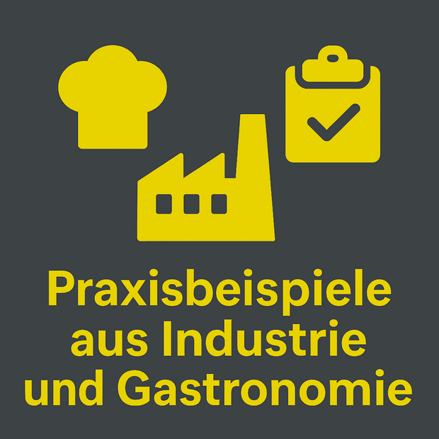 Practical examples from industry and gastronomy