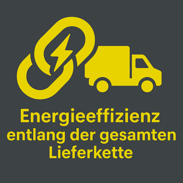 Energy efficiency along the entire supply chain