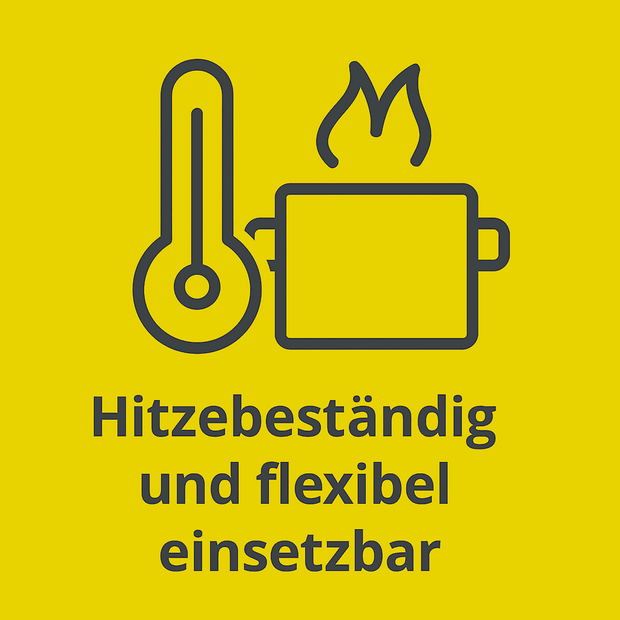 Heat-resistant and flexible to use