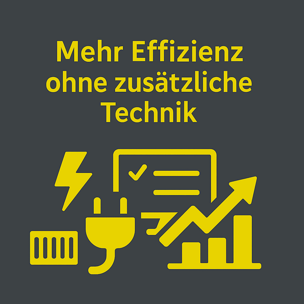More efficiency without additional technology